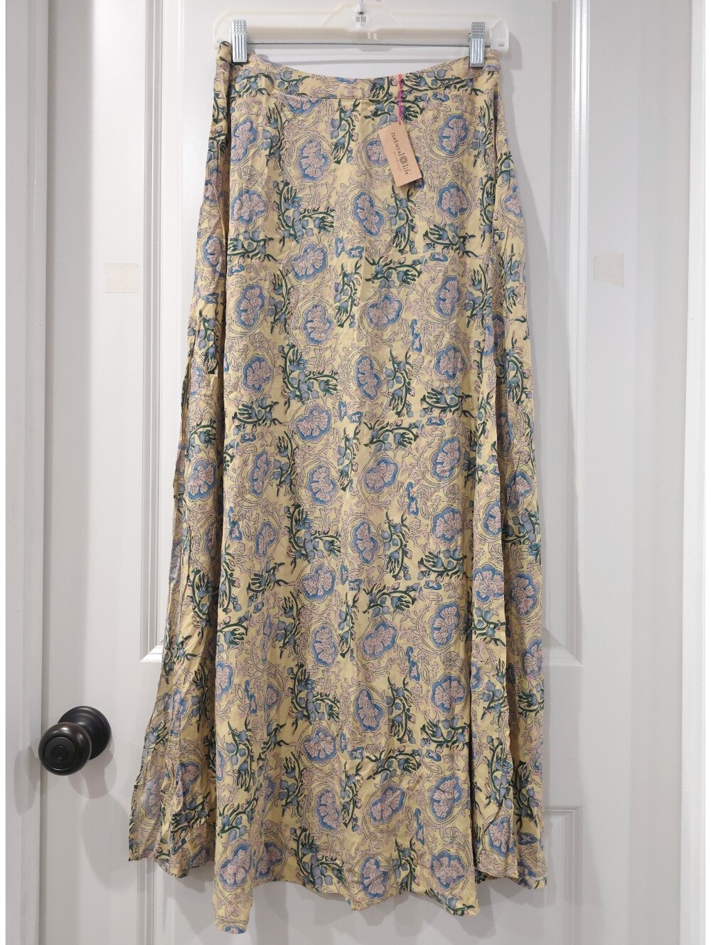 NATURAL LIFE Boho Floral Maxi Skirt, Vintage Cottagecore Romantic Boho, Nwt M